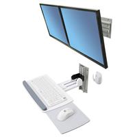 Ergotron Neo-Flex® Dual Monitor Wall Mount Two-Monitor Mount | P/N: 28-514-800