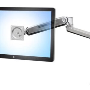 Ergotron LX HD Sit-Stand Desk Arm Heavy Monitor Mount | P/N: 45-384-026 (Polished Aluminum)