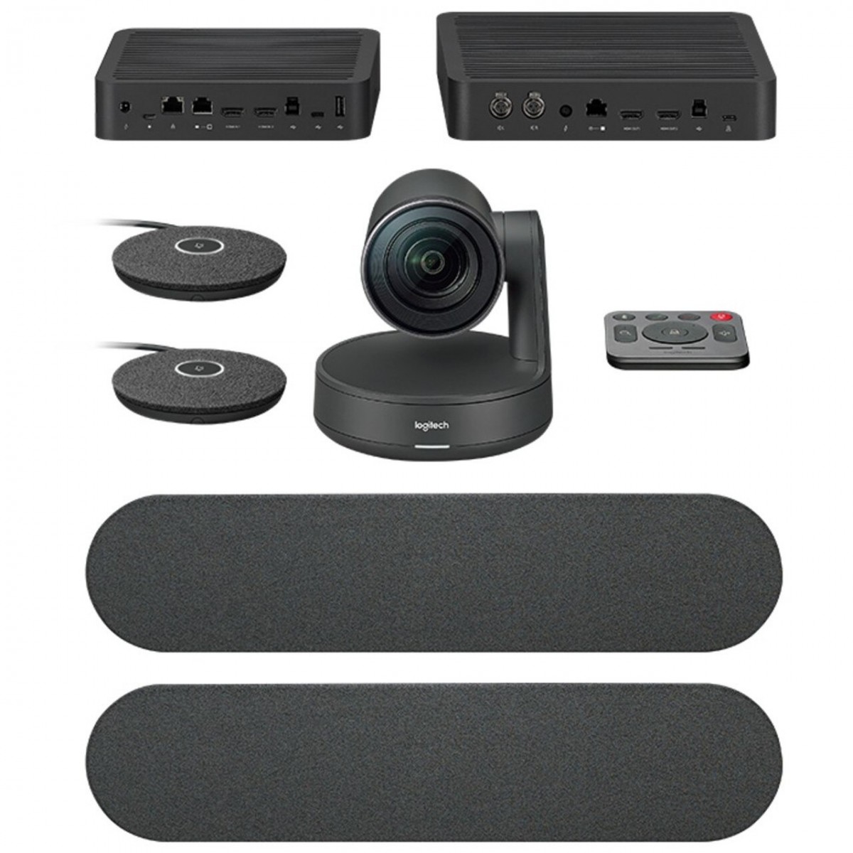 Logitech Rally Plus (Incl, 2 x speakers, 2 x Mic pod, 1 x Display Hub ...