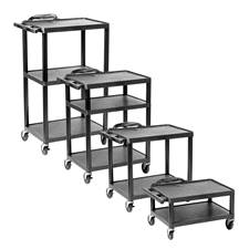 HB (USA) AV CART adjustable height from 16" to 42"